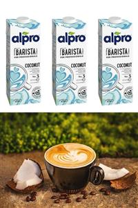 Alpro Barista Hindistan Cevizi Sütü 3x1lt Avantajlı Set