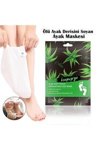 Novas Keepupgo Aloe Soft Ayak Soyucu Çorap Ölü Derileri Soyan Soyulabilen Ayak Çorabı Peeling Maskesi