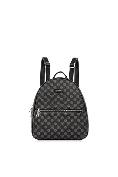 CENGİZ PAKEL Monogram Sırt Çantası 7286p-siyah