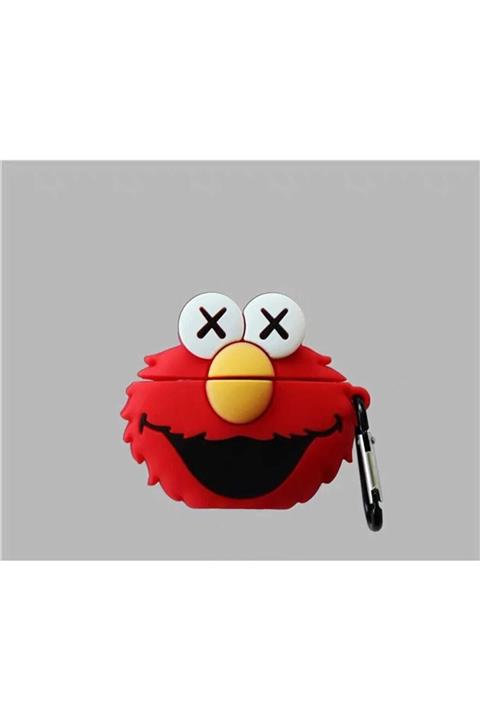 MY MÜRDÜM Silikon Sevimli Airpods Kılıfı Elmo