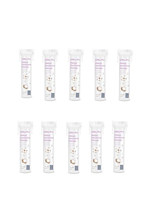 MAK PED Makped Makyaj Temizleme Pedi - Pamuğu 70'li Paket X 10 Adet