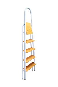 Asudehome Katlanır Merdiven Mdf 4+1 Basamaklı