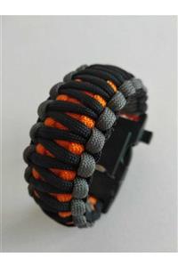 PARACORD DÜNYASI Paracord Kıng Cobra 15 In 1 Ateş Başlatıcılı Pusulalı Termometreli Bileklik