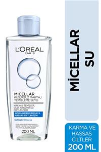 L'Oreal Paris Micellar Makyaj Temizleme Suyu Normalden Ve Karmaya Hassas Ciltler Için 200 ml