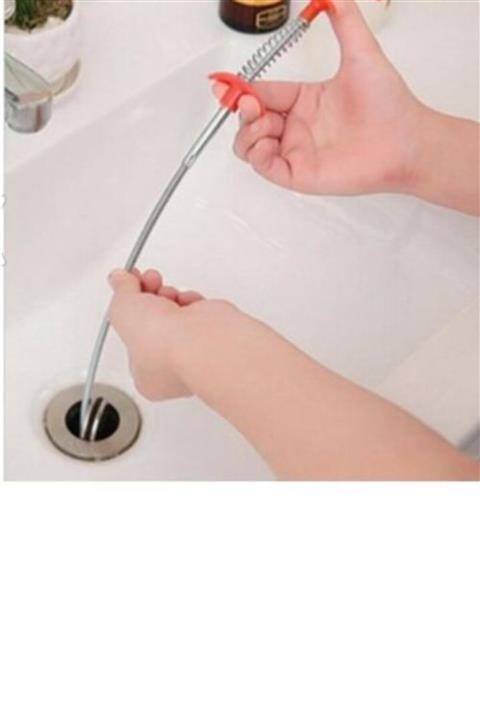ZUZU MADE Kıskaç Tıkalı Lavabo Ve Gider Boruları Açma Aparatı Lavabo Açıcı
