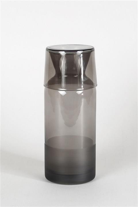 Rakle Matte Bardaklı Sürahi_Füme 700 cc