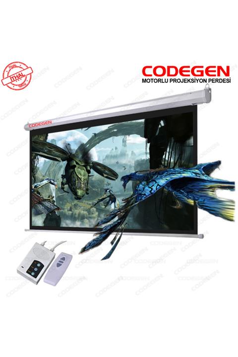 CODEGEN Ex-50 500x375 cm Motorlu Elektrikli Uzaktan Kumandalı Projeksiyon Perdesi