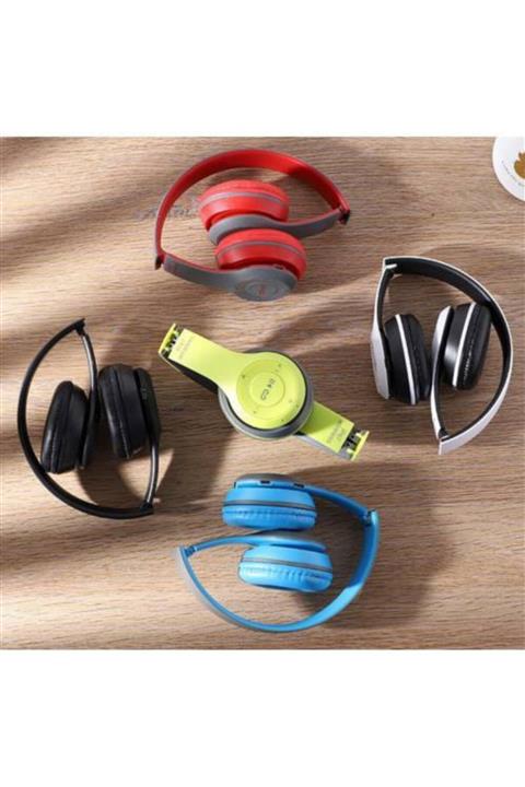 BİWATCH 5renk Extrabass Wireless +edr 5.0 Bluetooth Kulaklık + Mp3 + Fm Radyo Kablosuz Katlanabilir Kulaklık