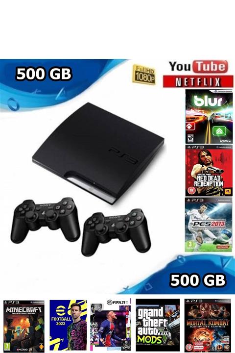 ayteknoloji Ps3 500 Gb Konsol+200 Oyun+2 Kol(teşhir)
