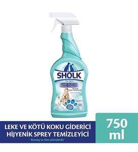 Sholk Evcil Hayvan Leke Ve Koku Giderici Hijyenik Sprey 750ml