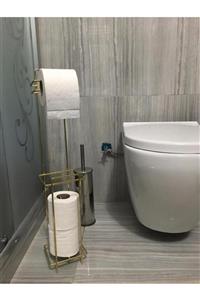 biray home Tuvalet Kağıtlık Ayaklı Wclik , Peçetelik Banyo Aksesuarı