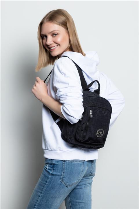 Marie Claire Siyah Kırinkıl Kadın Sırt Çantası Rilla Mc221102266