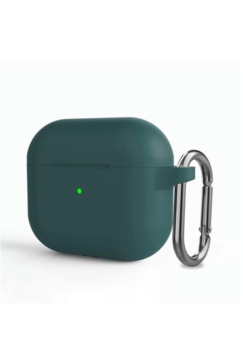 Mi7a Airpods 3. Nesil Uyumlu Silikon Koruma Kılıf Haki Yeşil