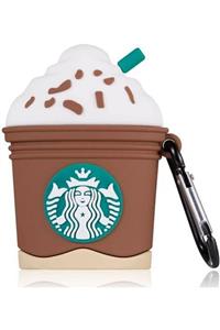 Oguzbeyteknoloji Airpods Kılıf Sevimli Starbucks Kahverengi