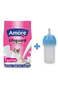 AMORE Lifeguard Yavru Kedi Süt Tozu 240gr + Biberon 40ml