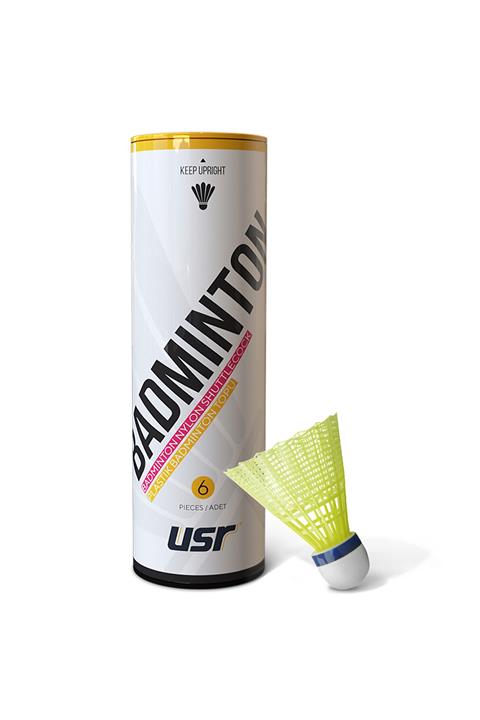 USR Flight 200 Plastik Badminton Topu Sarı