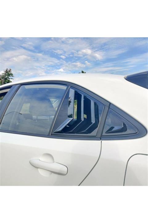 Carmind Toyota Corolla Kelebek Cam Vizörü Piano Black 2019-2021