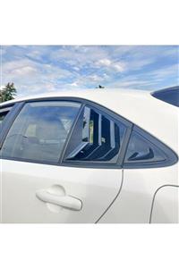Carmind Toyota Corolla Kelebek Cam Vizörü Piano Black 2019-2021