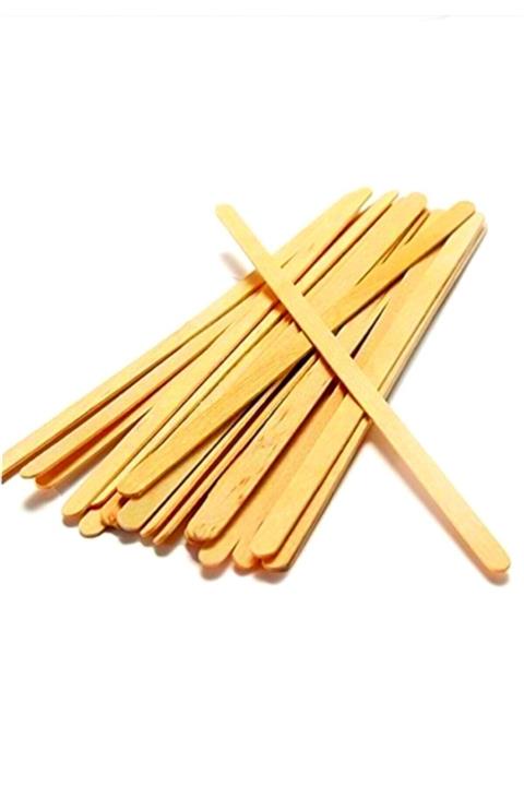 evinizinihtiyacı Tahta Çay Kahve Karıştırıcı 50 Adet