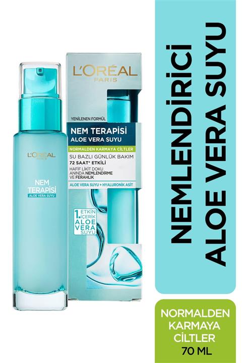 L'Oreal Paris L'Oréal Paris Nem Terapisi Aloe Vera Suyu Normalden Karmaya Ciltler - 3600523424894