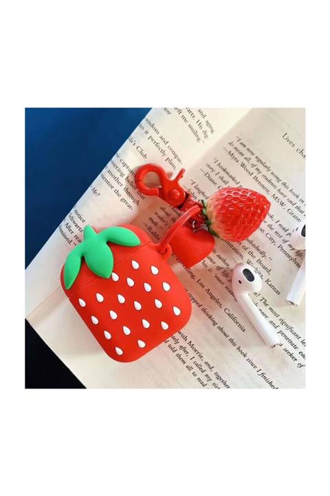 Miyosa Apple Airpods 1 2 Kılıfı Çilek