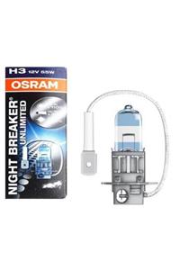 Osram 2 Adet 64151 Night Breaker Ultimate H3 Ampul +%100 Fazla Işık