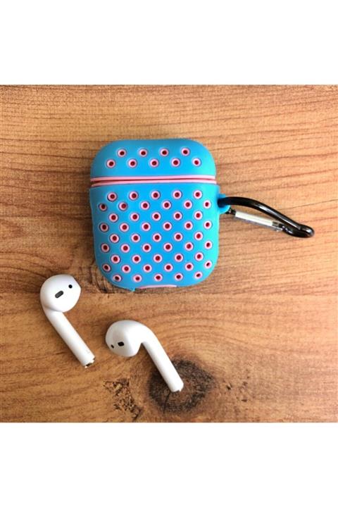 Bilişim Aksesuar Mavi Pembe Airpods 1. Ve 2. Nesil Uyumlu Kılıf 360 Koruyucu 1 2 Nesil Uyumlu