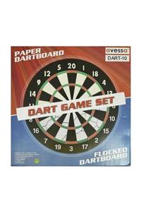 AVESSA Dart-10 45 Cm Çapında Dart Hedef Tahtası - Dart-10