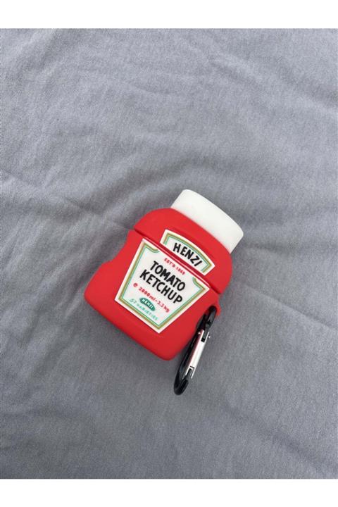 CACTUSCASE Airpods 1./2. Nesil Uyumlu Ketchup - Kırmızı
