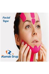 KİNDMAX Kinesiotape Kas Ağrı Kesici Bant Yüz Kaldırma Güzellik Elastica Sporcu Koruyucu Tape 3 Adet