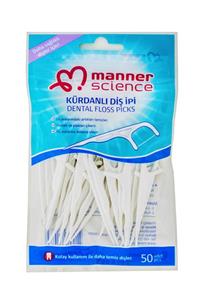 Manner Science Kürdanlı Diş Ipi 50'li