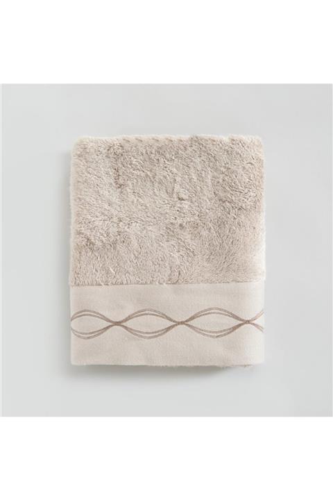 Chakra Harriet Yüz Havlusu 50x90 cm Bej