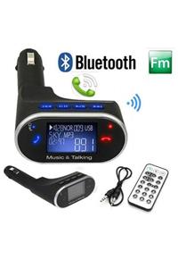 Sezy Yüksek Sürüm Bluetooth Usb Araç Kiti Mp3 Çalar Fm Transmitter