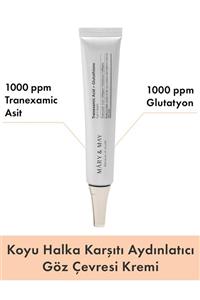 Mary & May Tranexamic Acid+Glutathion Koyu Halka Karşıtı Aydınlatıcı Göz Çevresi Kremi (30ml)