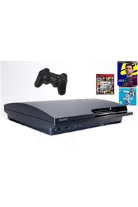 Sony 320gb Ps3 + 1 Adet Sıfır Kol+ 70 Oyun Minecraf Pes 22 Cars 2 Vb Güncel Oyunlar