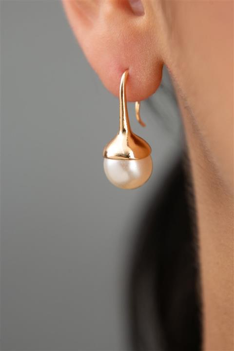 Elika Silver Kadın Inci Detaylı Küpe