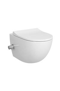 VitrA Sento 7748b403-7211 Rim-ex Asma Klozet, Clean, Termostatik Ara Musluklu, 54 Cm, Beyaz