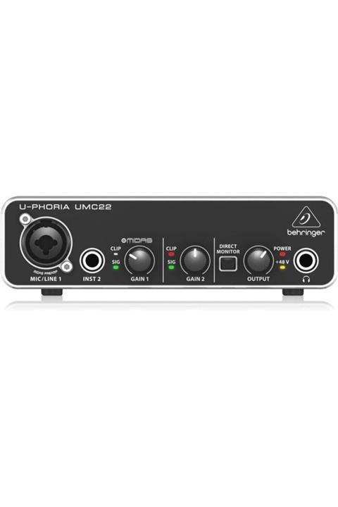 Behringer Umc22 2 Kanal Ses Kart