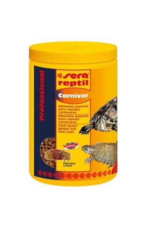 SERA Reptil Professional Carnivor Kaplumbağa Ve Sürüngen Yemi 250 Ml