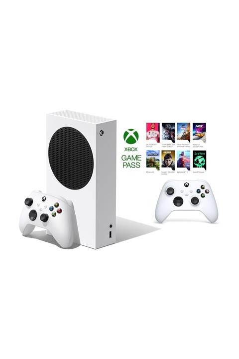MICROSOFT Xbox Series S 512GB SSD Oyun Konsol + 1 Kol Beyaz + 1 Yıl Live Gold + GamePass