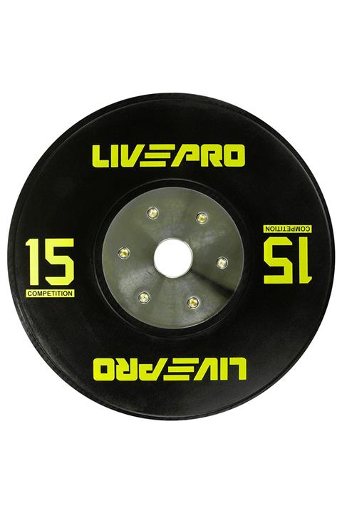 LIVEPRO LP8025 15 Kg Müsabaka Bumper Plaka