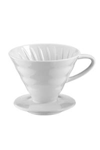 Güral Porselen V60 Dripper Porselen Damlama Kahve Filtresi