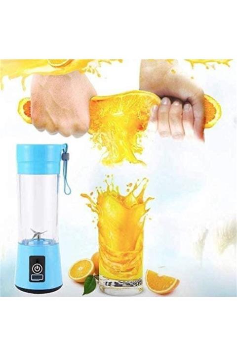 Parmeva Portatif Taşınabilir El Blender 380 ml  6 Bıçaklı Usb Şarjlı Blender