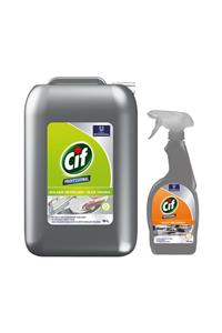 Cif Professional Bulaşık Deterjanı Elde Yıkama 10l+ Professional Sprey Güçlü Yağ Çözücü 750ml