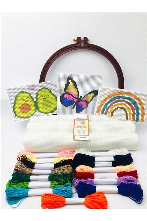 İDİL Kanaviçe Etamin Seti Model016