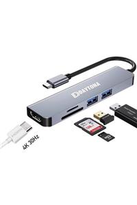 Daytona 5 In 1 2*usb 2*sd Card 4k Ultra Hd Hdmı Macbook Uyumlu Çevirici Hub Adaptör