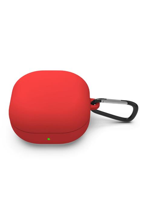 Microsonic Microsonic Galaxy Buds Pro Uyumlu  Mat Silikon Kılıf Kırmızı