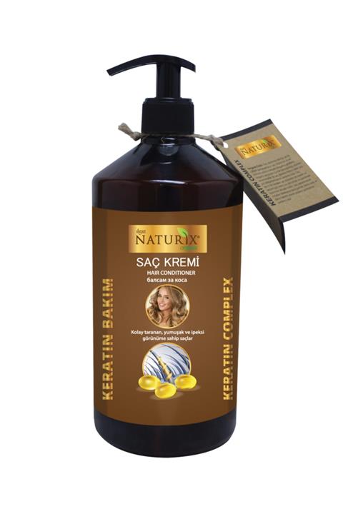 Ilgaz Naturix Organix Tuzsuz Keratin Saç Kremi 500 Ml Yıpranmış Saçlara Bitkisel Keratin Bakım Saç Kremi Pareben Içermez