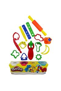 Play Doh Plah Doh Oyun Hamuru + 17 Parça Şekilli Set