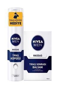 Nivea Men Hassas Tıraş Köpüğü 200 ml +tıraş Sonrası Balsam Hassas 100 ml